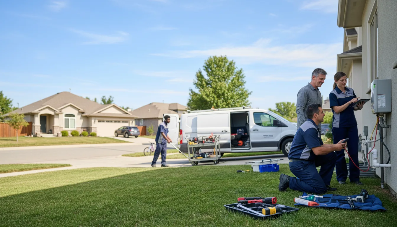 Tankless water heater service in Wheatland, PA